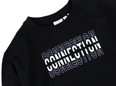 Name It black/connection short boxy sweatshirt